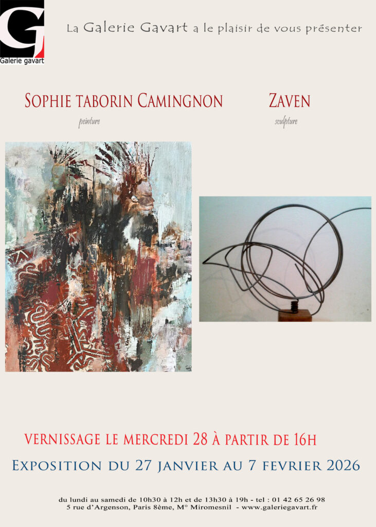 Exposition à la Galerie Azimut Du 9 janvier au 21 Février 2026. Vernissage le jeudi 12 à partir de 16h