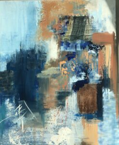 Reflets dans l’eau 80x100