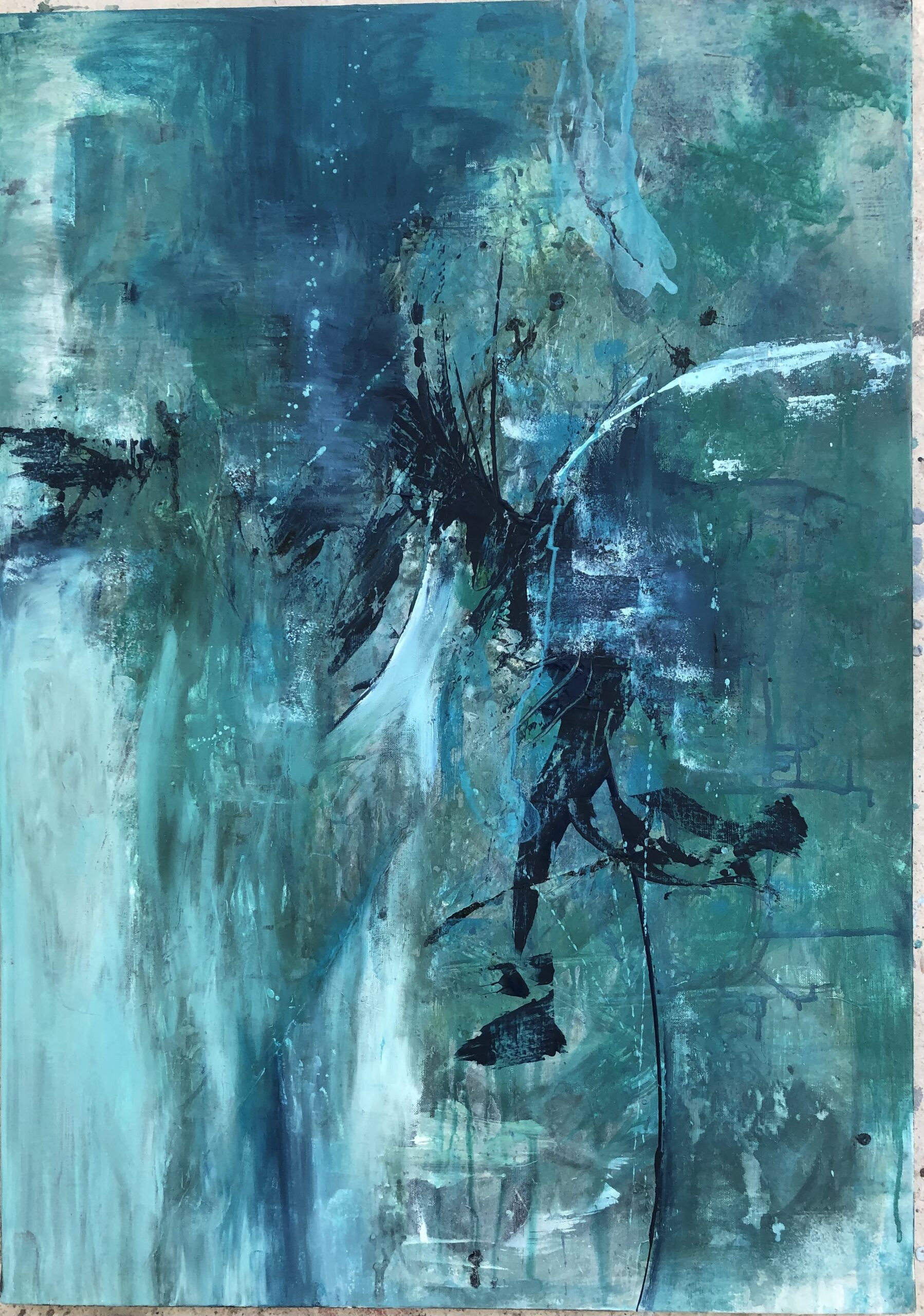 Le homard bleu-70×50 Le homard bleu-70×50